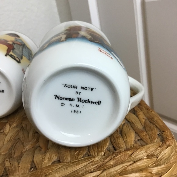 Vintage Norman Rockwell, 1981 coffee/tea cups - Picture 8 of 11